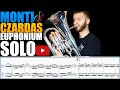 Monti Csárdás Euphonium Solo Matonizz DO NOT PLAY ALONG D