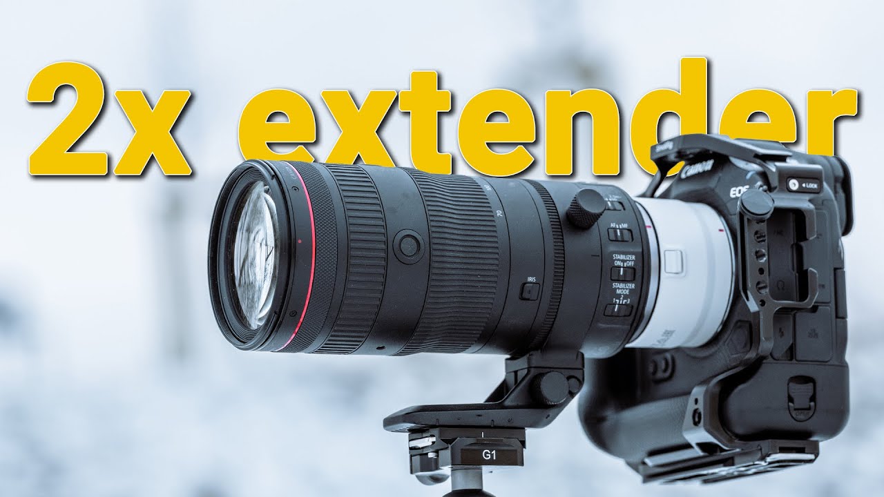 Canon RF 2x extender with RF 70-200mm and EOS R1