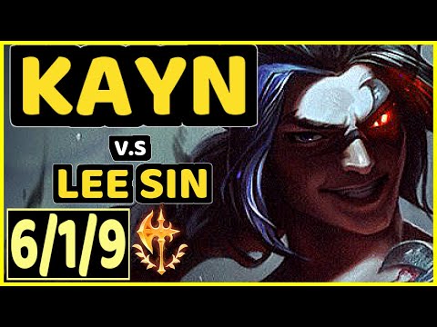 MAGIFELIX (KAYN) vs LEE SIN - 6/1/9 KDA JUNGLE CHALLENGER GAMEPLAY - EUW