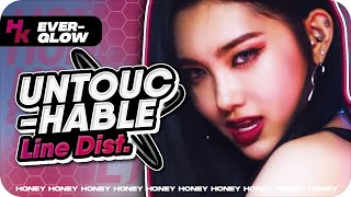 'UNTOUCHABLE' (EVERGLOW) – Line Distribution