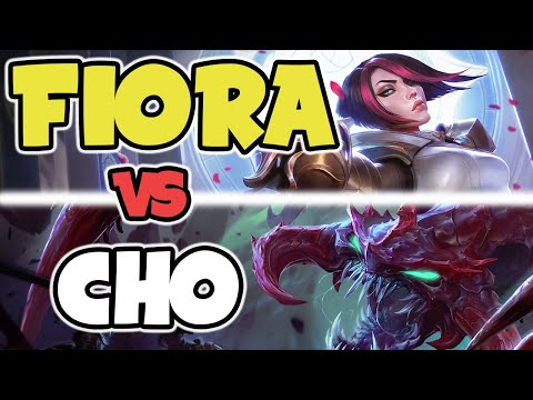 HOW TO WIN USING WAVE CONTROL - Fiora vs Cho Gath Guide - League of Legends Season 12