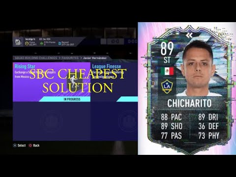 FLASHBACK JAVIER HERNANDEZ SBC CHEAPEST SOLUTION!! #FIFA21