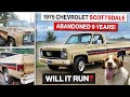 Will It Run?!? 1975 Chevrolet C20 Scottsdale Destined for the Scrap! Squarebody Revival!