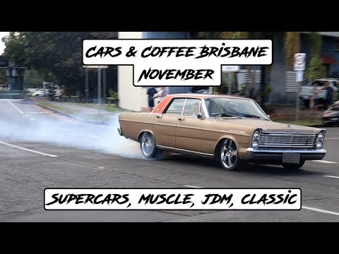 Modified Cars Leaving Cars & Coffee Brisbane - November Meet | CRAZY LAUNCHES, BURNOUTS & MORE!!!