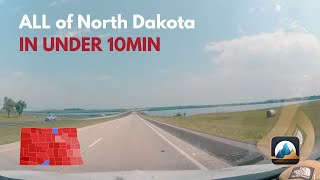 North Dakota in Under 10 Minutes - A Hyperlapse Road Trip Across the Peace Garden State