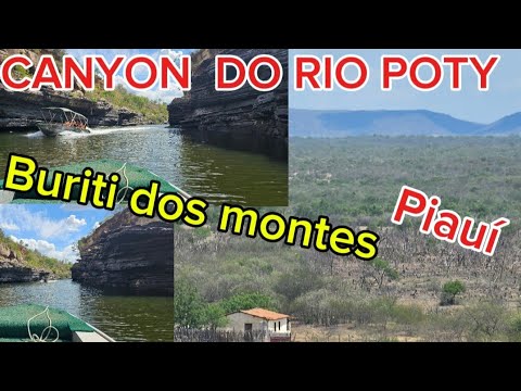 CANYON DO RIO POTY # BURITI DOS MONTES PIAUÍ # VIAGEM AO NORDESTE 
