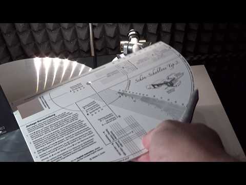 HiFi cartridge adjustment with "Schön template type 2"