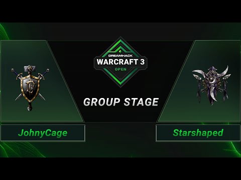 WC3 - JohnnyCage vs. Starshaped - Groupstage - DreamHack WarCraft 3 Open: Fall 2021 - Europe