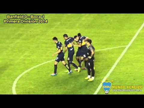 Gol de Andrés Chávez /Banfield 1 - Boca 1 /Primera División 2014
