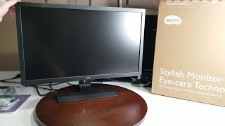 BenQ GL2780 Monitor Unboxing, Setup and Review