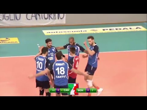 Gli highlights di Cantù - Mondovì 3-0