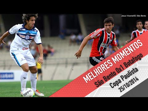 MELHORES MOMENTOS: São Bento 0x1 Botafogo - Copa Paulista - 25.10.14