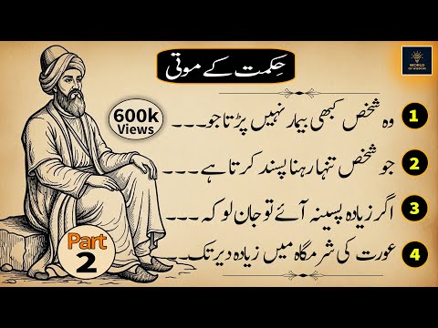 Luqman Hakeem Quotes | Hikmat Ki Batain | Wisdom quotes | Danai ki batain Part -2 | World of Wisdom