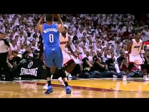 Russell Westbrook Schools LeBron's Defense (Incomplete) 2012 NBA Finals