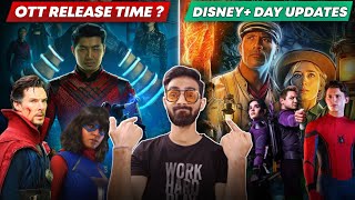 Shang Chi OTT Release Time | Disney Plus Day | Jungle Cruise | Doctor Strange 2 | Hawkeye Update