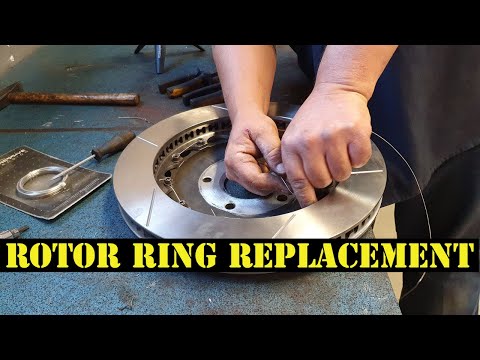 How to replace 2 piece rotors (Rotor rings)