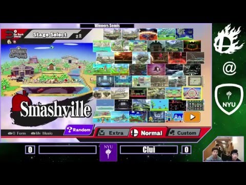 Clui (Zero Suit Samus) vs oHai Simon (Diddy Kong) - Winners Finals - Smash 4 NYU Tournament #3