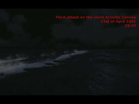 Attack on a HUGE convoy. Silent Hunter 5 - The Wolves of Steel Campaign Gameplay Part 3