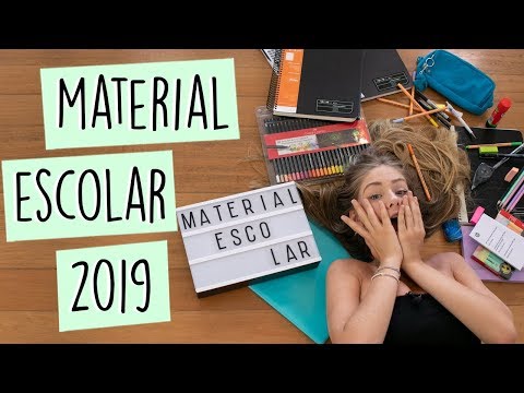 MEU MATERIAL ESCOLAR 2019 || Valentina Schulz