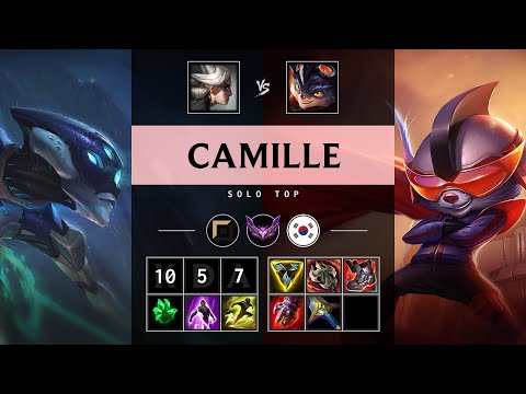Camille Top vs Rumble - KR Master Patch 25.08
