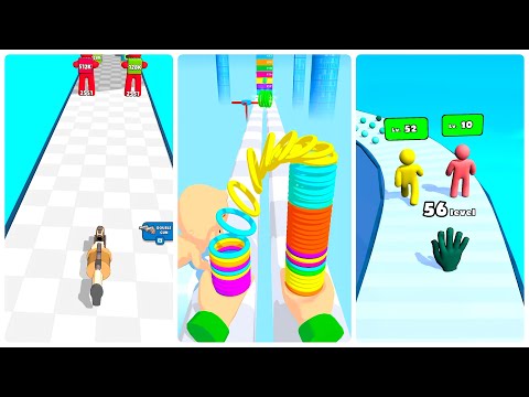 Satisfying Mobile Games ( MAX LEVEL ) - Slice Hit , Barrel evolution, Control Cars Run PART - 02