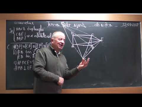 2/2 1707 Clasa 6 Concurenta liniilor importante triunghi Centru cerc Inscris Circumscris Ortocentru