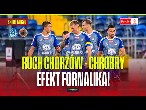 SHORTCUT: RUCH CHORZÓW - CHROBRY GŁOGÓW. THE FORNALIK EFFECT! BETCLIC 1 LIGA