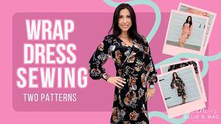 Marieke vs Leonie Wrap Dress | Side-by-Side Sewing Pattern Comparison + Fall Fabric Ideas