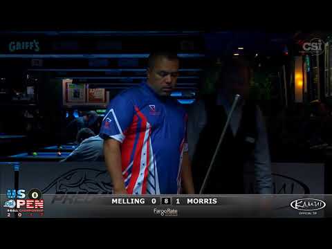 2017 US Open 8-Ball: Melling vs Morris