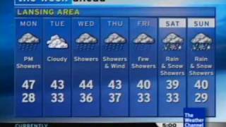 Local Forecast- 11/12/06 5:00 PM EST (Local Forecast Short)