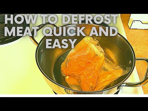 How to defrost meat fast and easy