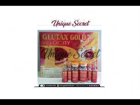 Glutax 300 gs gold velocity skin whitening glutarthione inje...