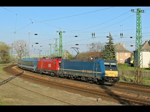 Bahnverkehr in Ungarn|  Gysev Werbeloks, und viel bunter Güterverkehr
