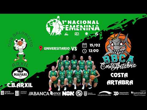C.B.ARXIL MAFARI CAFÉ  VS COSTA ARTABRA /1º NACIONAL FEMENINA//