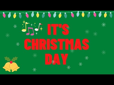 It's Christmas Day   Made of snow