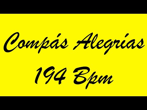 Compás Alegrías 194 Bpm - Bases Flamencas