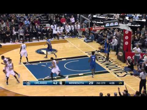 Karl - Anthony Towns vs Orlando Magic 01.12.2015 (6Pts)