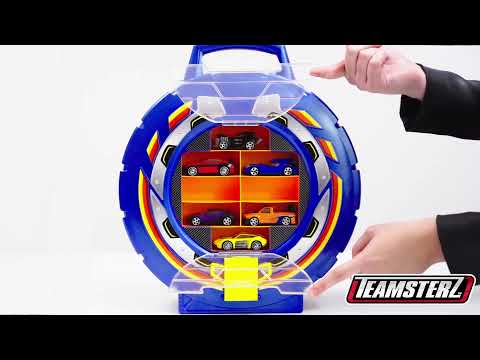 Автогараж-чемодан Teamsterz с 6 машинками (1417349)