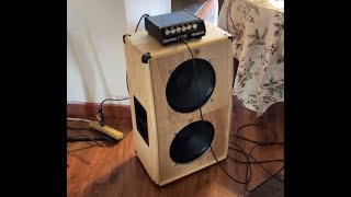 Video thumbnail for Eminence 2X12 Cab - TONKER and SWAMP THANG - QUILTER PRO BLOCK 200 Head by TheGuitarProfessionals