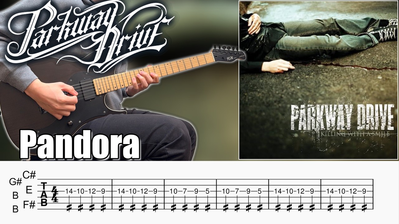 Pandora / Parkwaydrive (screen TAB | Guitar lesson)