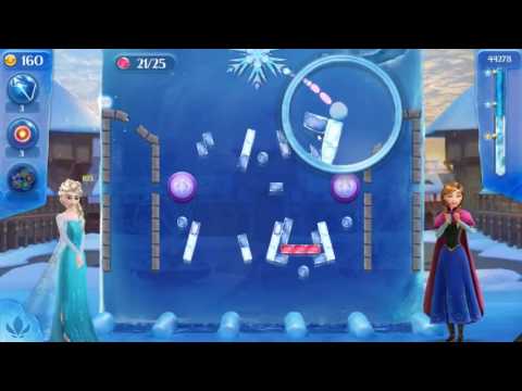 Frozen Free Fall: Icy Shot Level 20 - NO BOOSTERS ☃☃☃