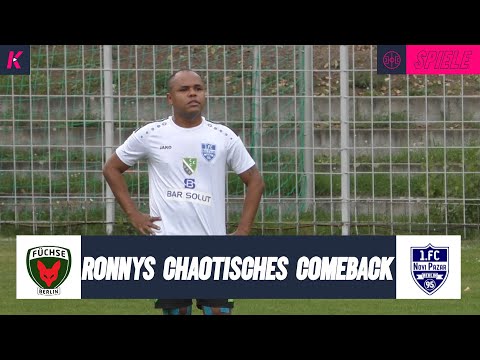 Das Comeback von Ronny in Berlin: Füchse Berlin - 1.FC Novi Pazar 95 (Berlin-Liga)
