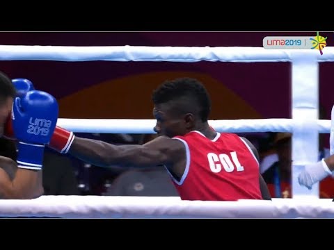 (49kg) MARTINEZ RIVAS Yuberjen Herney (COL) vs ARIAS Kevin Adonis (NCA) PanAmerican Games Lima 2019