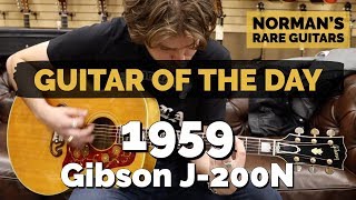 Video thumbnail for Guitar of the Day: 1959 Gibson J-200N | Norman's Rare Guitars by Normans Rare Guitars