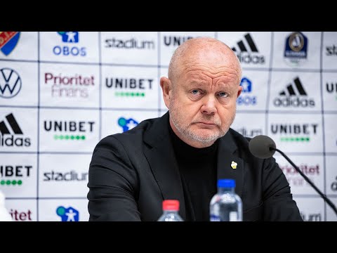 Presskonferensen efter Djurgårdens IF – BK Häcken