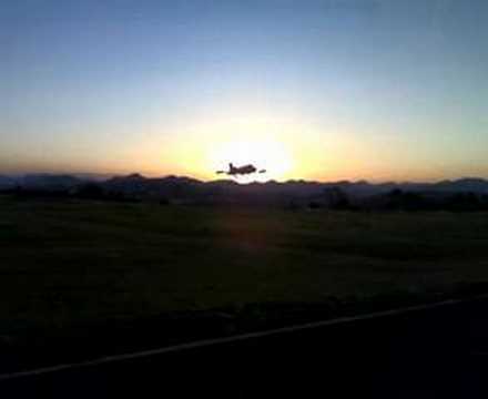 Learjet 35 Landing at SSVI