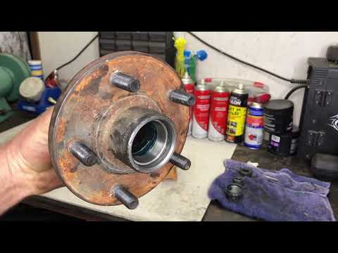 Trailer Hub Inspection, Marine Seal Instal And Wheel Bearing Adjustment