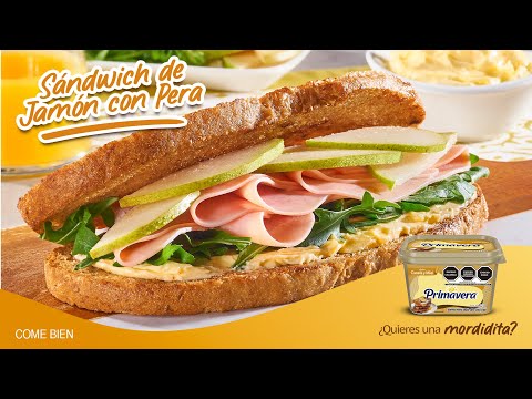 SÁNDWICH DE JAMÓN CON PERA