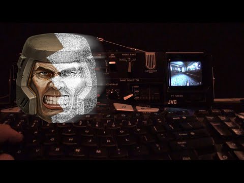 Quake Remastered (2021) but Demastered Back to 1977 (3 Inch CRT)