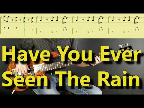 CCR - Have You Ever Seen The Rain (Bass cover with TAB)